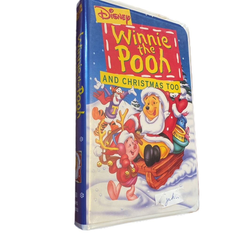 Disney Winnie the Pooh and Christmas too VHS